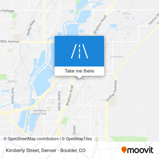 Kimberly Street map
