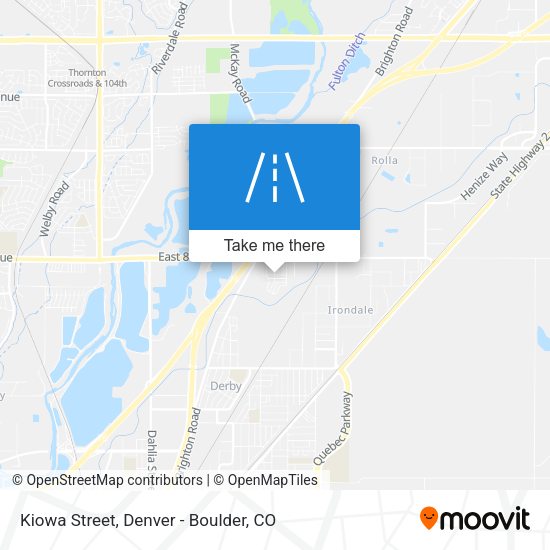 Mapa de Kiowa Street