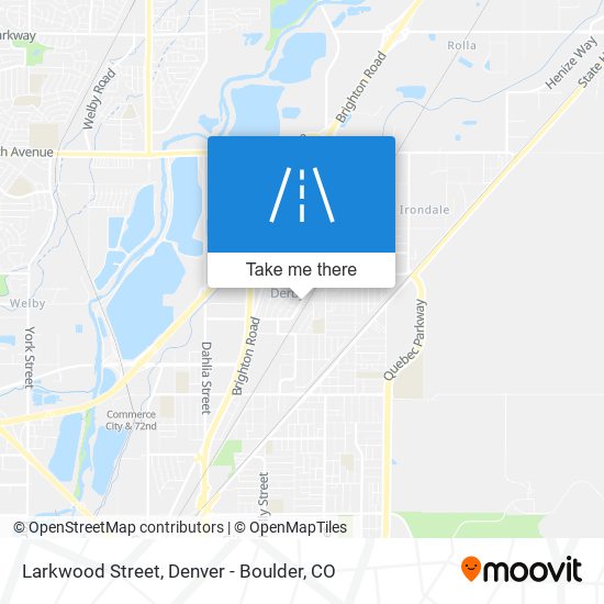 Larkwood Street map