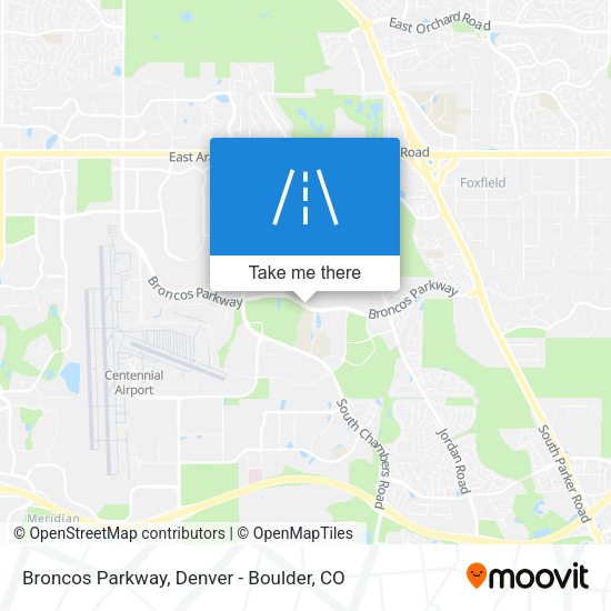 Mapa de Broncos Parkway