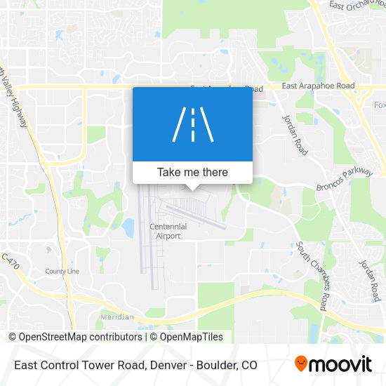 East Control Tower Road map