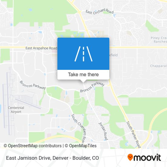 East Jamison Drive map
