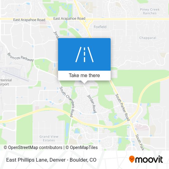 Mapa de East Phillips Lane