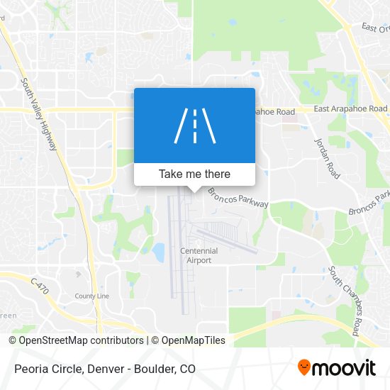 Peoria Circle map