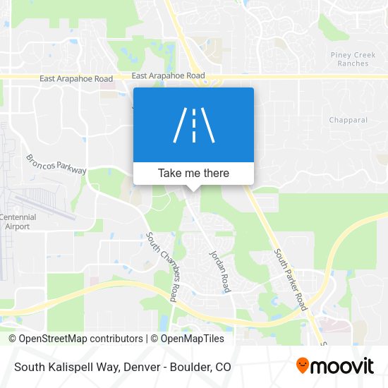Mapa de South Kalispell Way