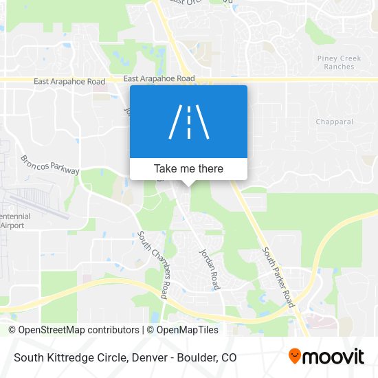 South Kittredge Circle map