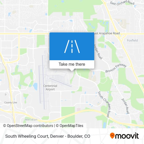 Mapa de South Wheeling Court