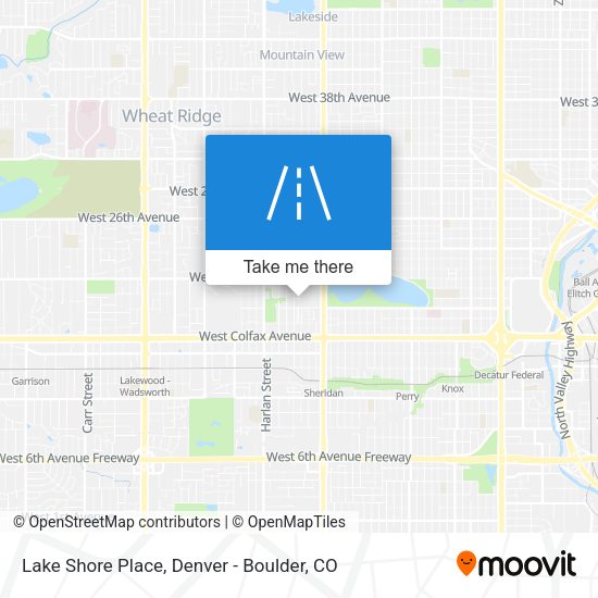Lake Shore Place map