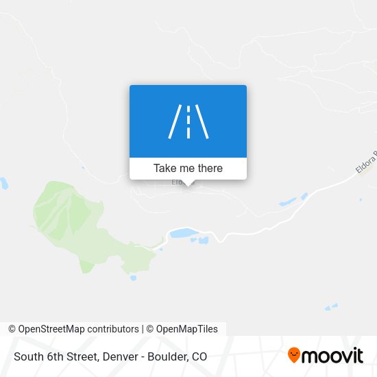 South 6th Street map