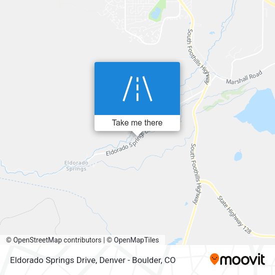 Mapa de Eldorado Springs Drive