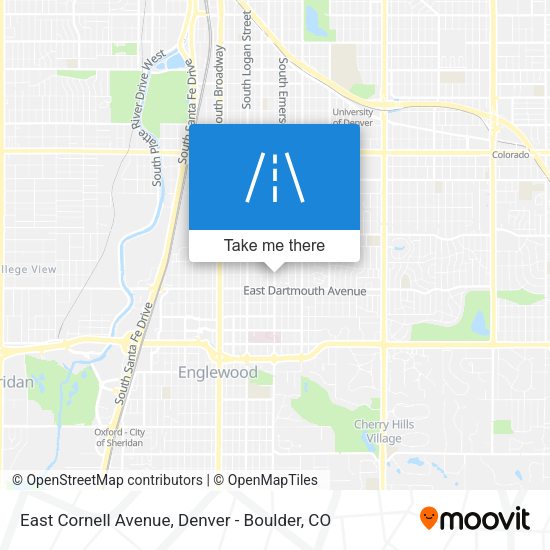 East Cornell Avenue map