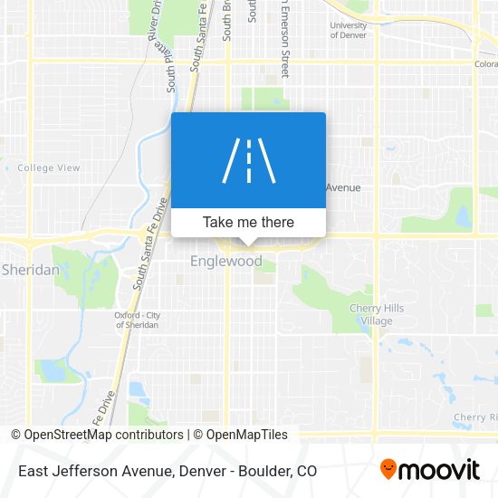 East Jefferson Avenue map