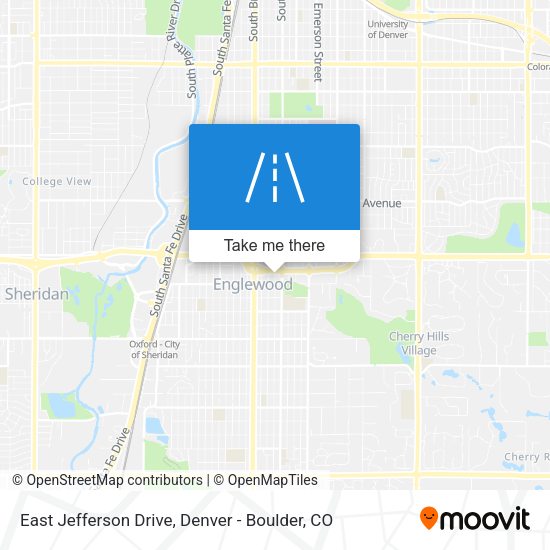 East Jefferson Drive map