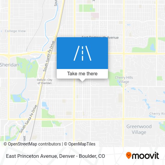 Mapa de East Princeton Avenue