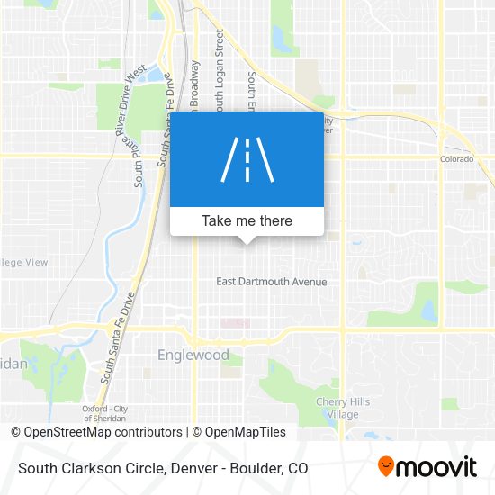South Clarkson Circle map