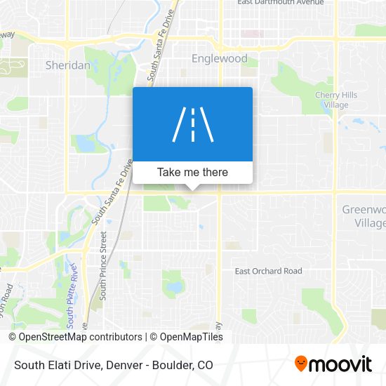 South Elati Drive map