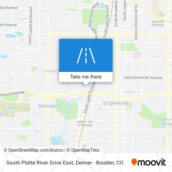 South Platte River Drive East map