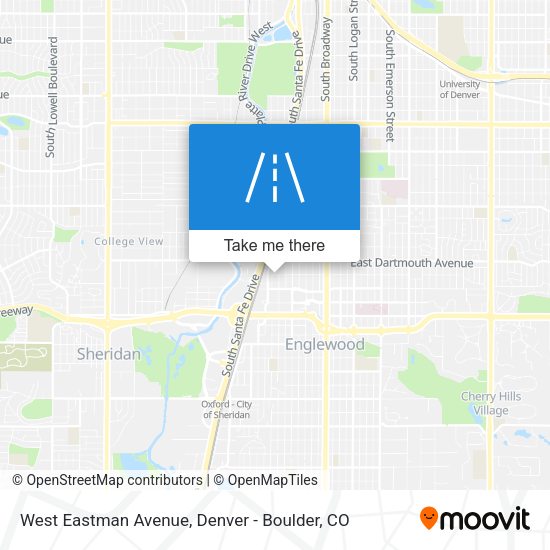 West Eastman Avenue map