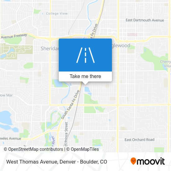 West Thomas Avenue map