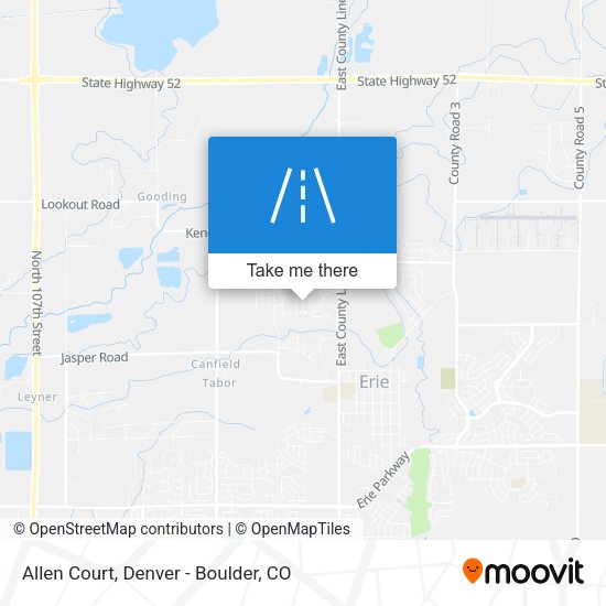 Mapa de Allen Court