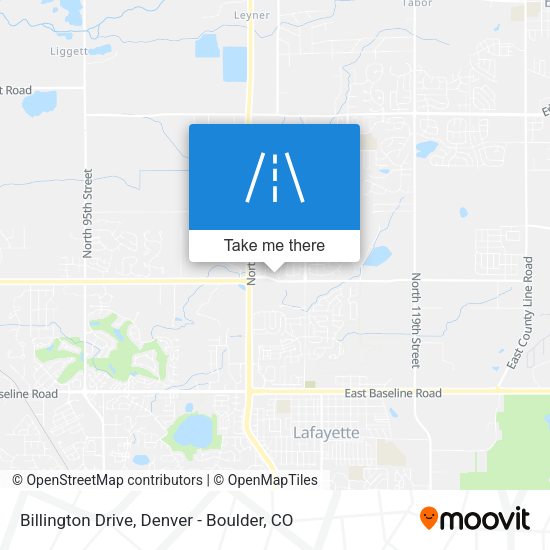 Mapa de Billington Drive