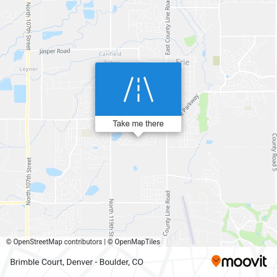 Mapa de Brimble Court