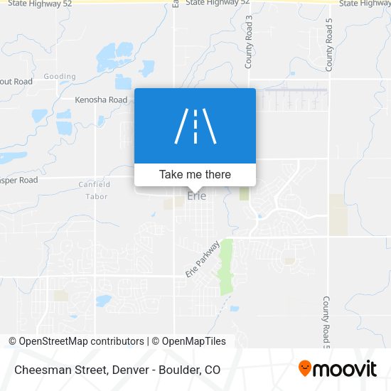 Mapa de Cheesman Street