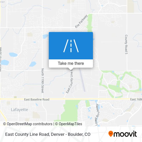 Mapa de East County Line Road