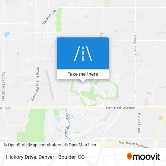 Hickory Drive map