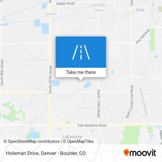 Holeman Drive map
