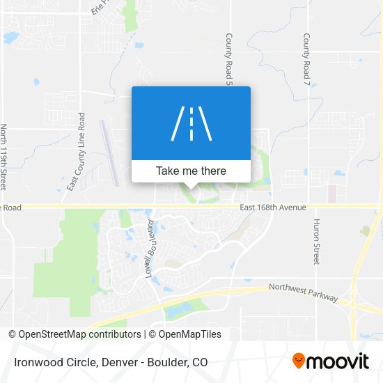 Mapa de Ironwood Circle