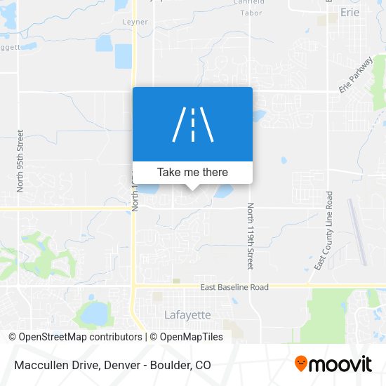 Mapa de Maccullen Drive