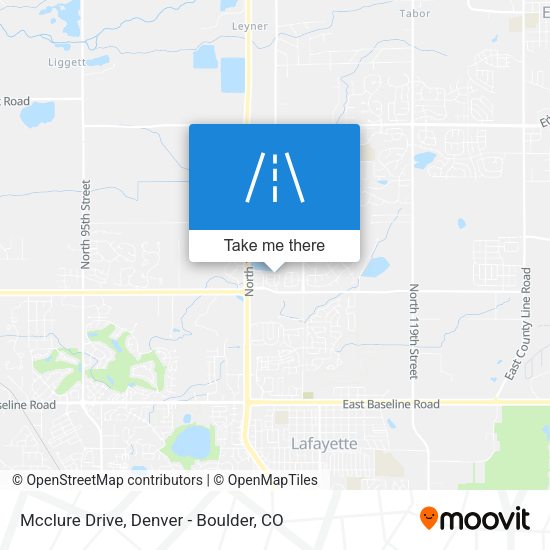Mcclure Drive map