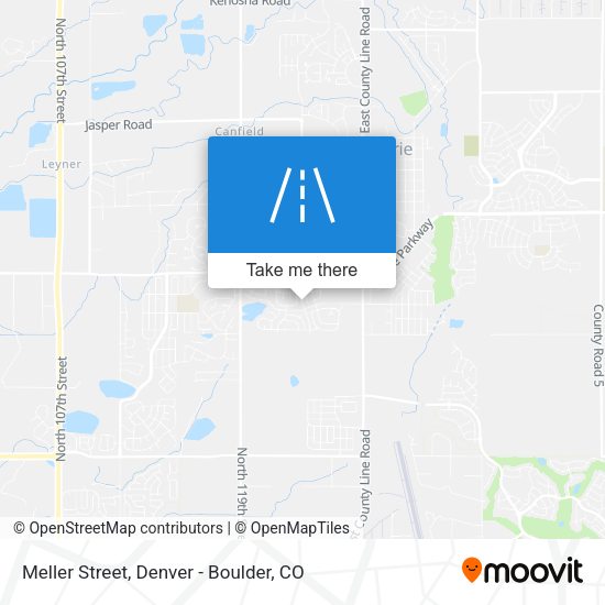 Meller Street map
