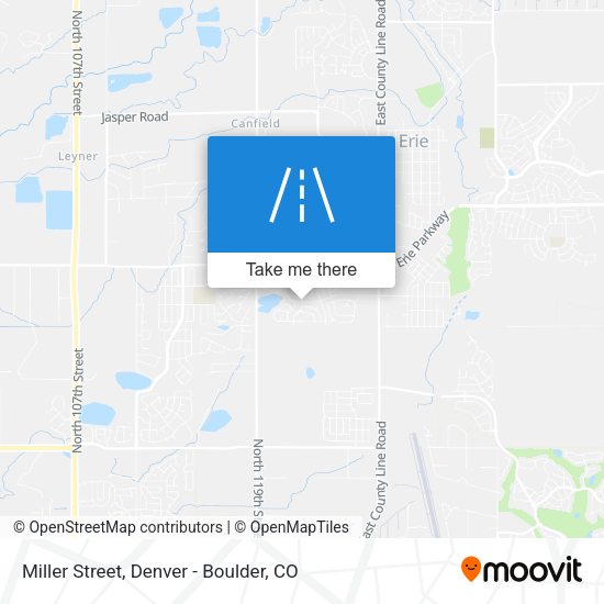 Miller Street map