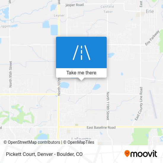 Pickett Court map