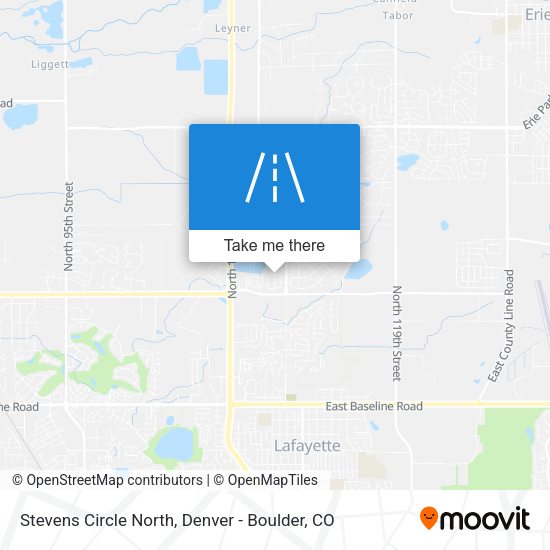 Stevens Circle North map