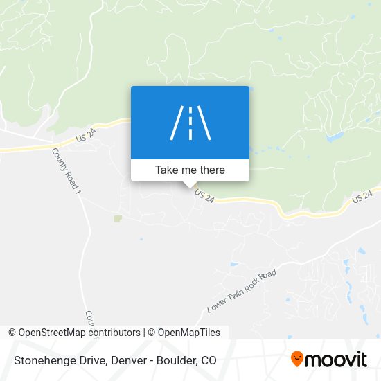 Mapa de Stonehenge Drive