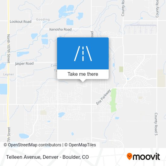 Telleen Avenue map