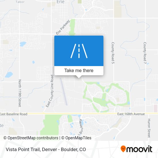 Vista Point Trail map