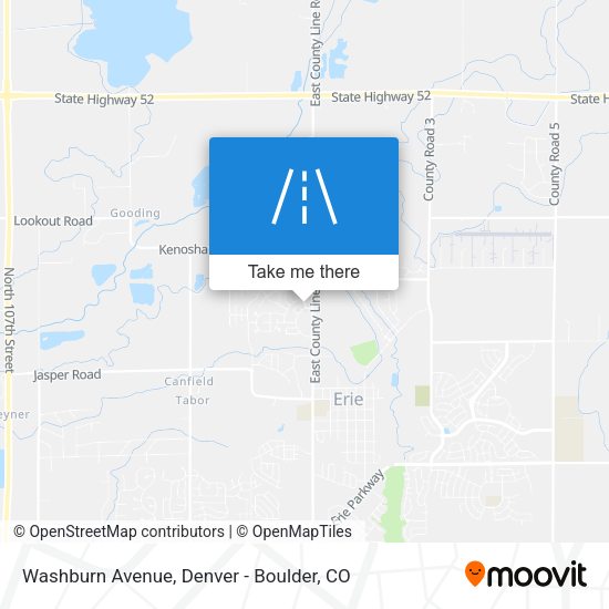 Mapa de Washburn Avenue