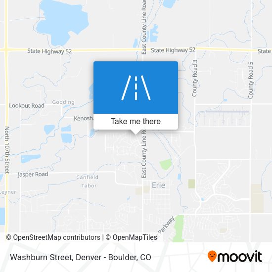 Washburn Street map