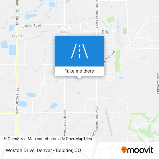 Mapa de Weston Drive