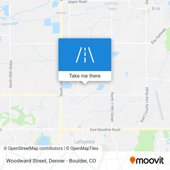 Mapa de Woodward Street