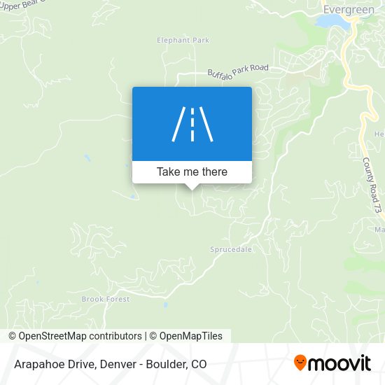 Mapa de Arapahoe Drive