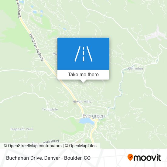 Mapa de Buchanan Drive
