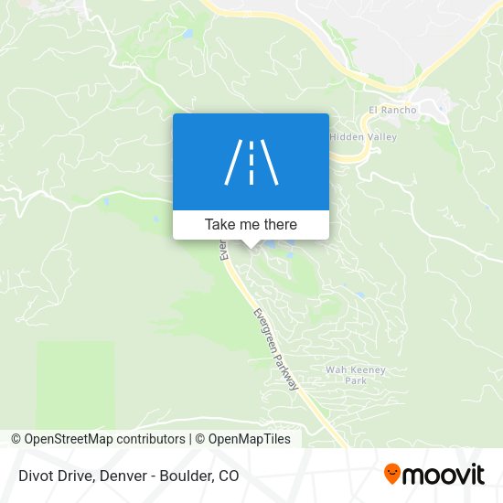 Mapa de Divot Drive
