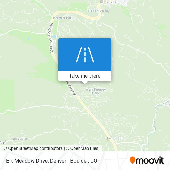 Elk Meadow Drive map