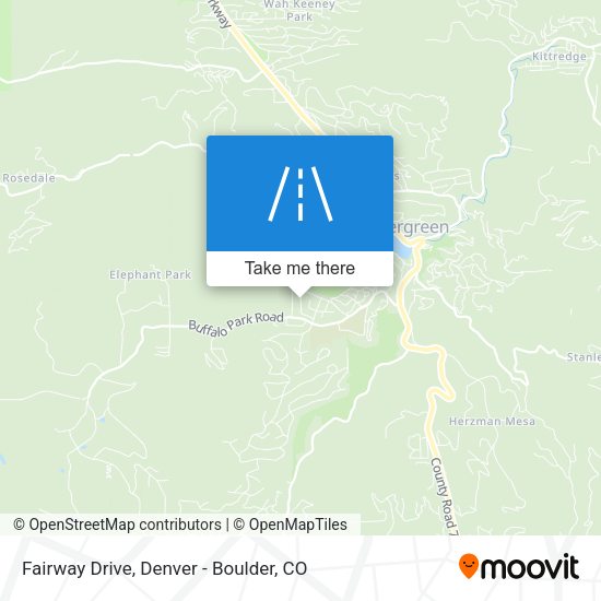 Fairway Drive map