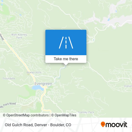 Old Gulch Road map